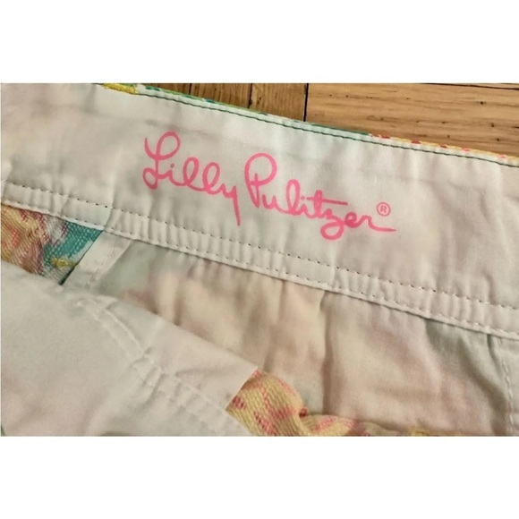 Lilly Pulitzer Walsh Shorts Size 0 Pop Goes the Lemur - Picture 7 of 11